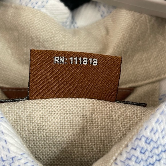 Michael Kors Womens Button Down Shirt Size XL Blue White Checkered - Picture 4 of 10